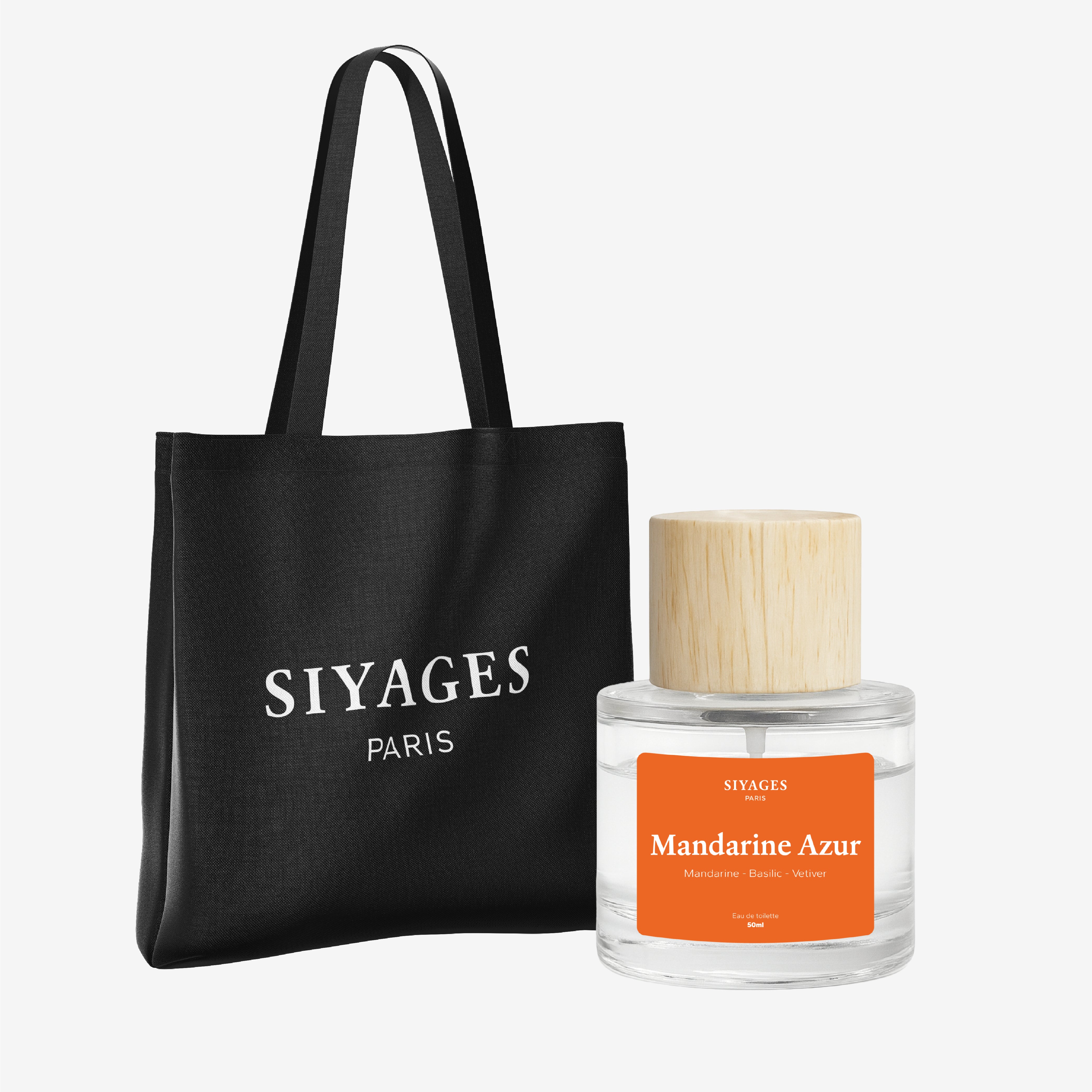 Coffret totebag Mandarine Azur
