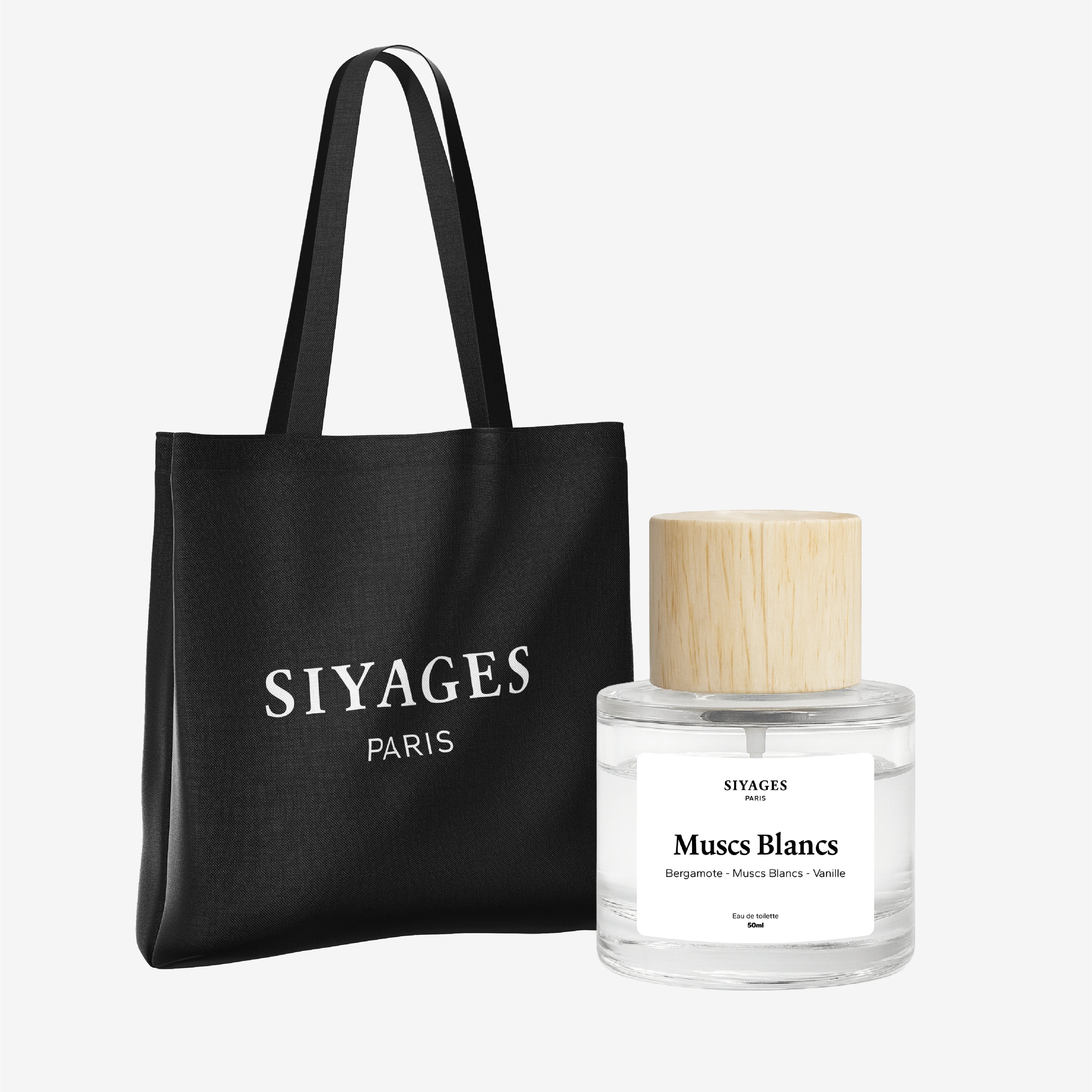 Coffret totebag Muscs Blancs